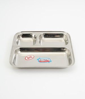 ステンレストレイ　四角　L(カラー1-ONESIZE)