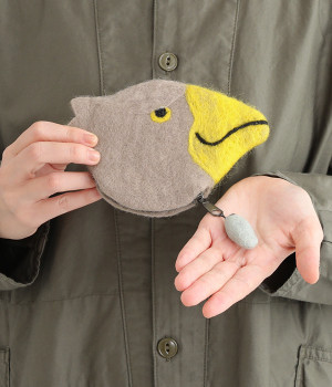 フェルト シェイプポーチ