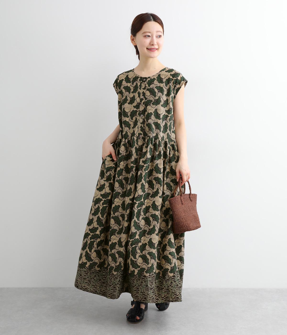 Shanti Shanti】コットンシーチングキテンゲワンピース（PORINA