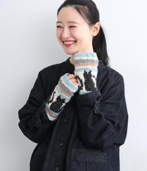 ネパールニット　ハンドウォーマー