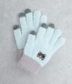 スマホ手袋(ハチワレ-F)