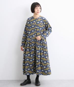 コットンコーデュロイファンシーワンピース