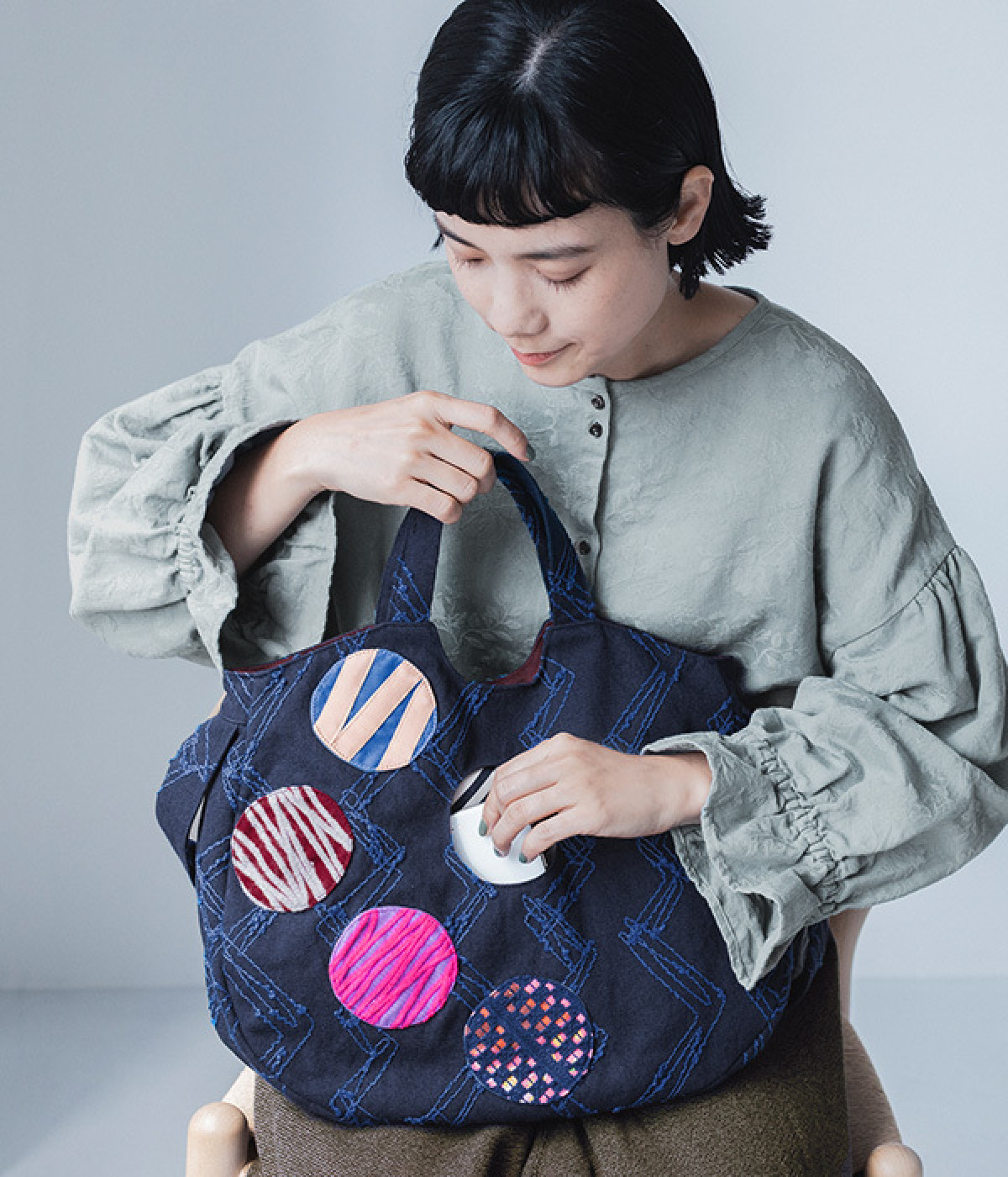 tomoo マグネット　6枚 tomoo マグネット 6枚 Colourful dots Zomia 2WAY バッグ（TOMOO
