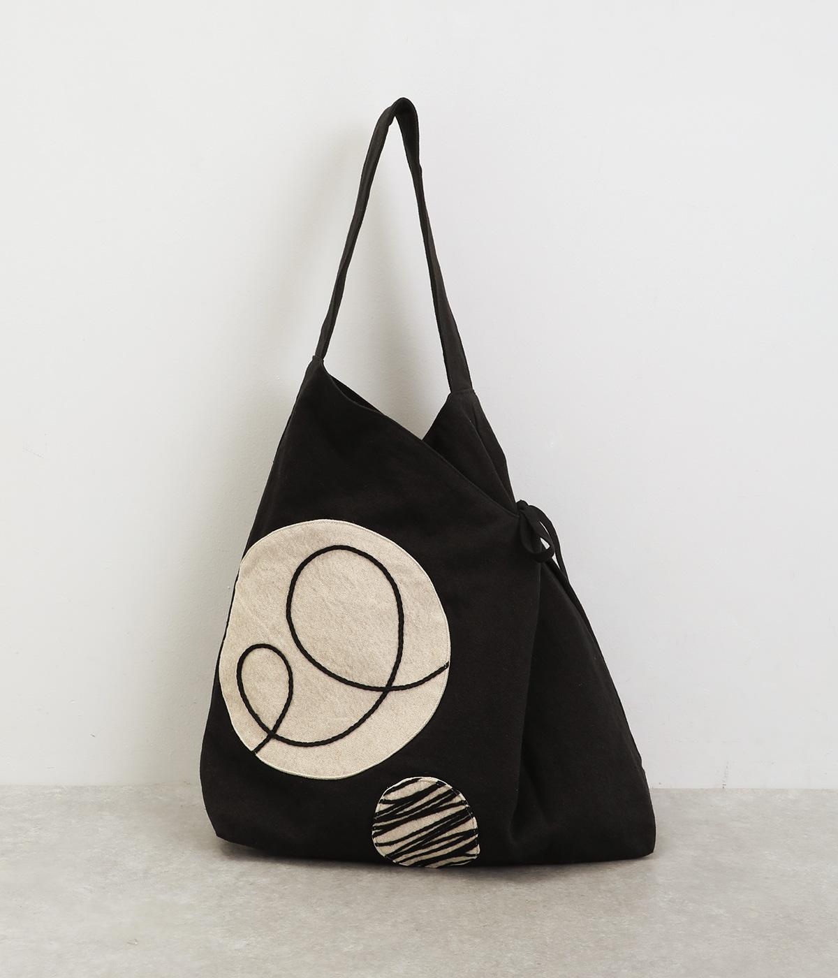 Dots Zomia One Handleバッグ(ブラック-F)