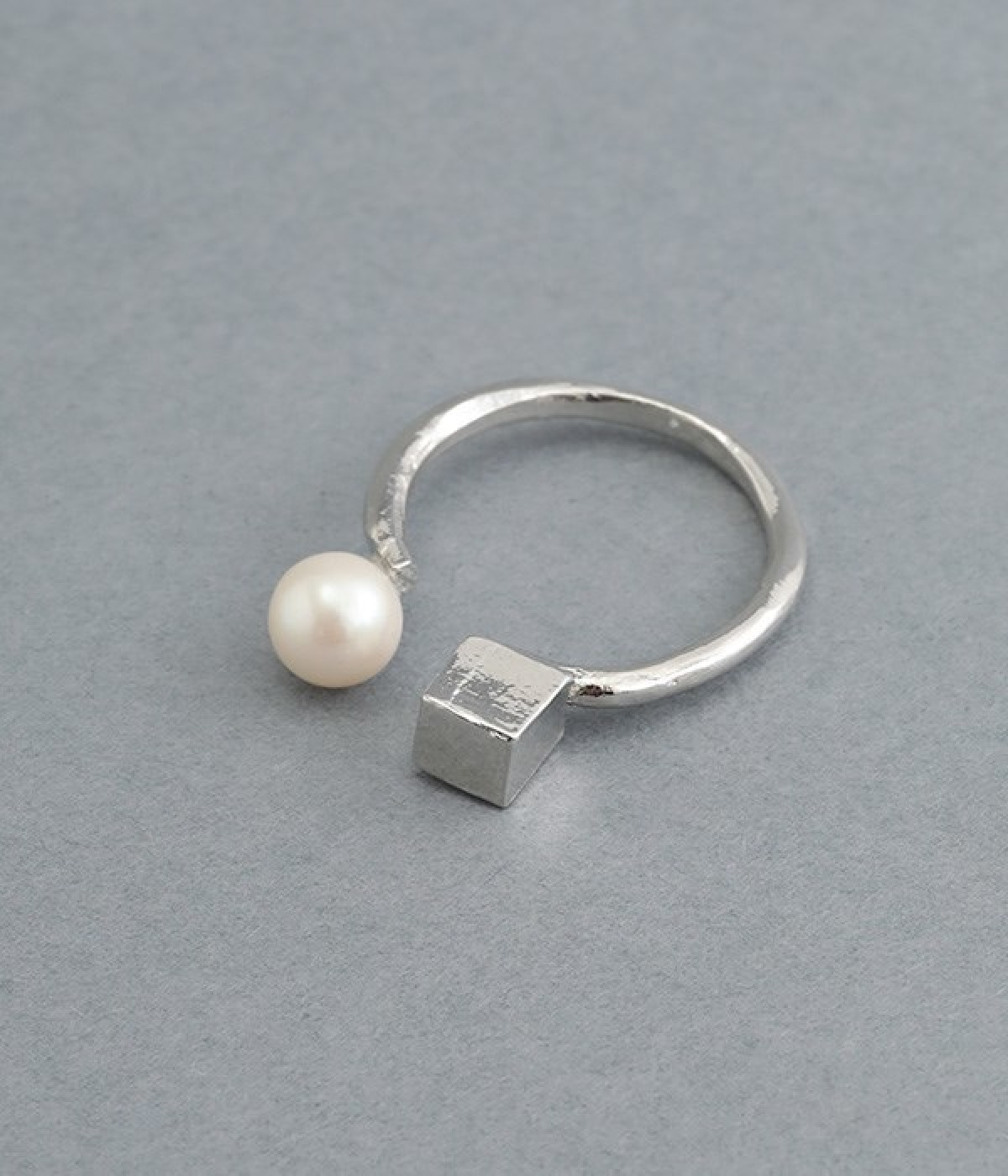 pearl×square metal リング(シルバー-ONESIZE)
