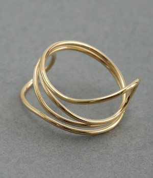 twist　line　リング(ゴールド-ONESIZE)