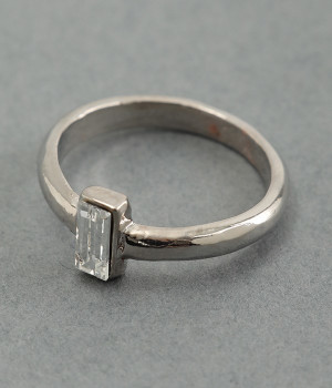 square　point　リング(シルバー-ONESIZE)