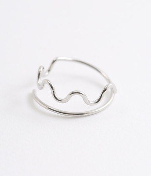 line　wave　リング