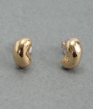 metal　beans　mini　ピアス(ゴールド-ONESIZE)