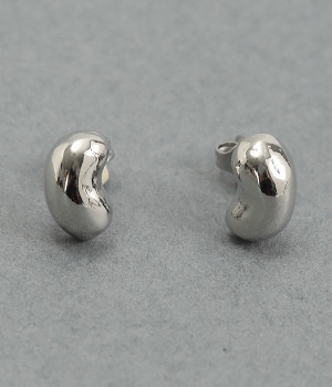 metal　beans　mini　ピアス(シルバー-ONESIZE)