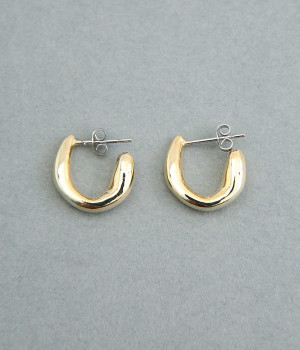 distorted　hoop　ピアス(ゴールド-ONESIZE)
