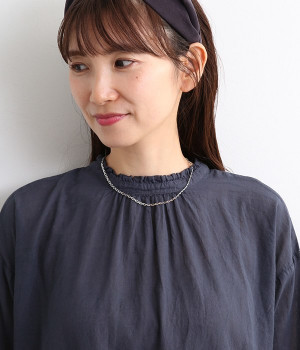 stainless　chain　ネックレス(シルバー-ONESIZE)