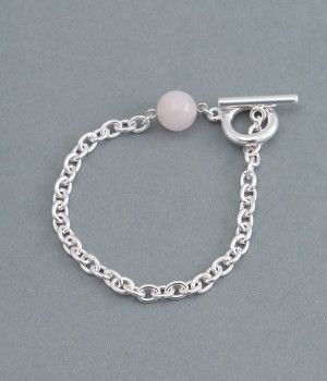 natural stone×chain　ブレスレット