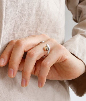 inner ball リング(シルバー-ONESIZE)