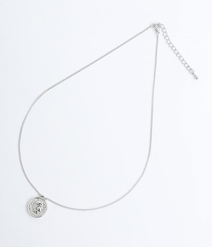 petit coin motif ネックレス(シルバー-ONESIZE)