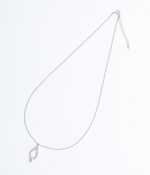 rhombus metal ネックレス