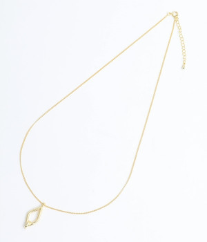 rhombus metal ネックレス(ゴールド-ONESIZE)