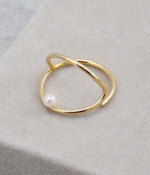 pearl point リング(ゴールド-ONESIZE)