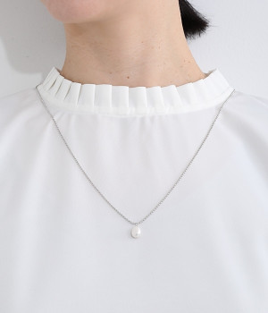 freshwater pearl middle　ネックレス