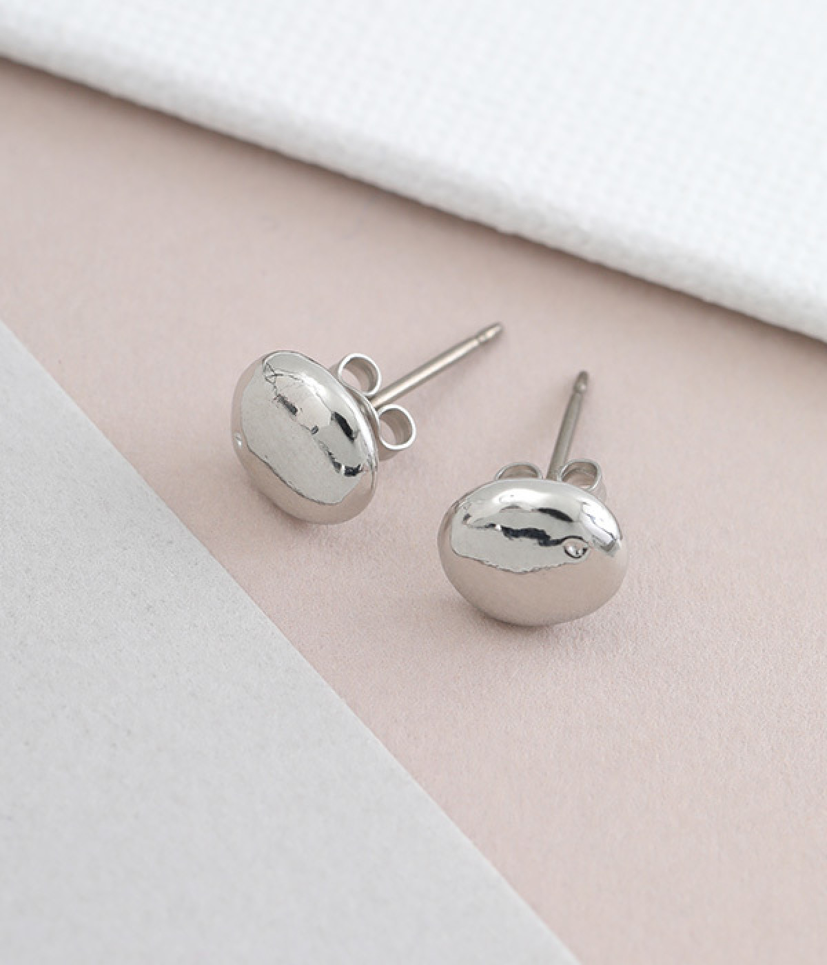 metal dot ピアス(シルバー-ONESIZE)
