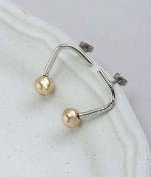 bicolor　ピアス(A-ONESIZE)