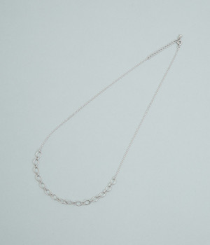 chain design ネックレス(シルバー-ONESIZE)