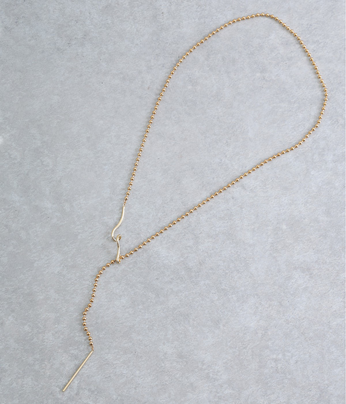 bow tie ballchain ネックレス(ゴールド-ONESIZE)