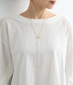 mixchain bow tie ネックレス(ゴールド-ONESIZE)