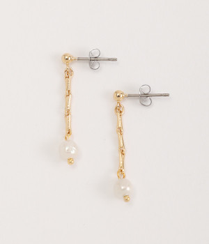 point pearl ピアス(ゴールド-ONESIZE)