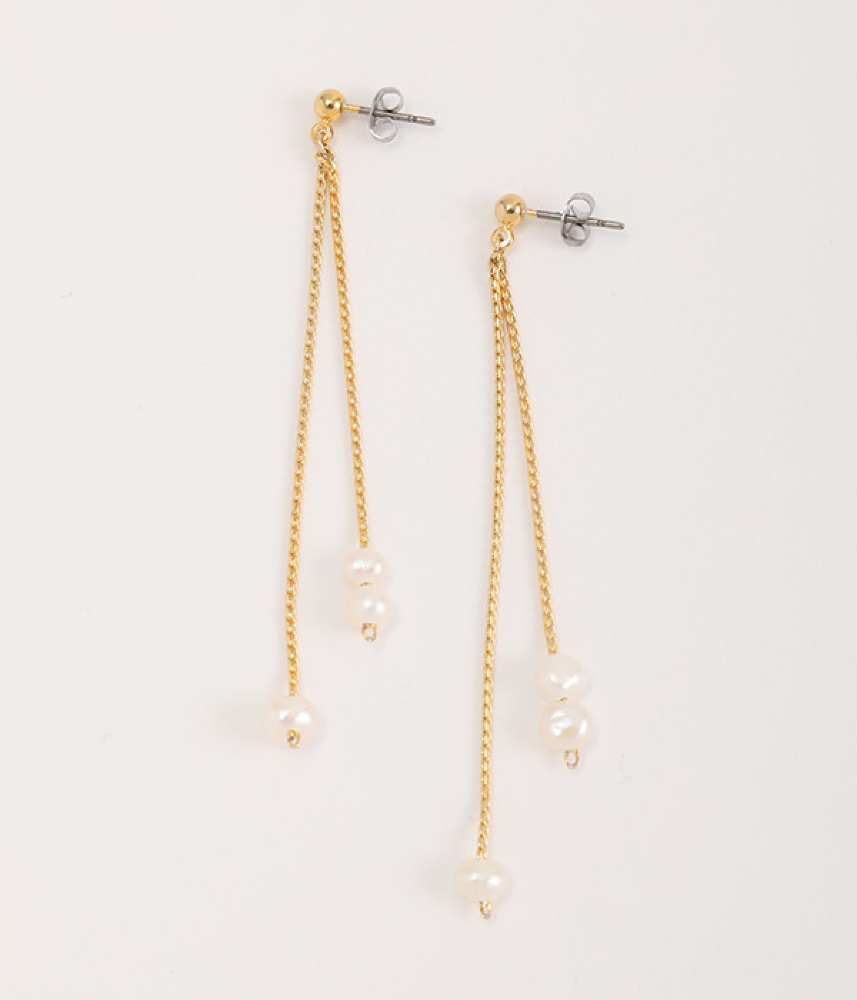 pearl×chain ピアス（SALON）の商品詳細