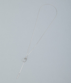 knot motif ラリエット(シルバー-ONESIZE)