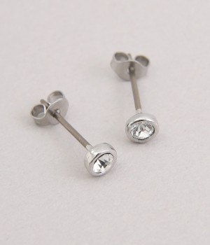 sparkly small circle　ピアス