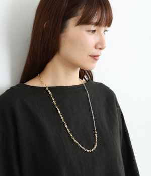 bicolor chain　ネックレス