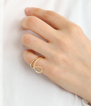 twist　ピンキーリング(ゴールド-ONESIZE)