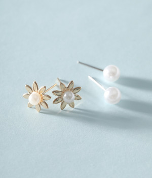 petite motif セットピアス