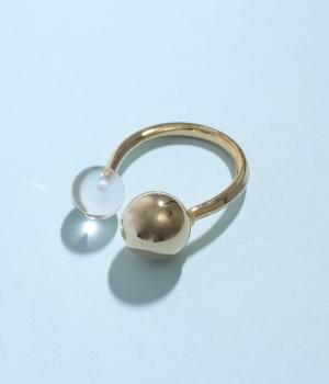 カーブニュアンスナチュラルストーンリング