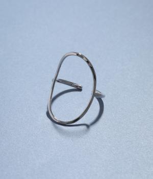 オーバルメタルリング