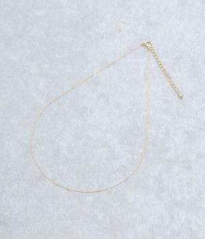シンプルチェーンネックレス(ゴールド-F)