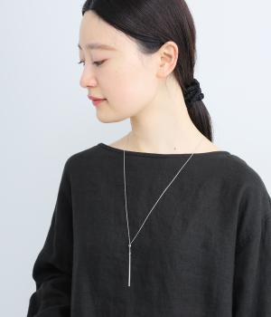 ロングスティックネックレス(シルバー-F)