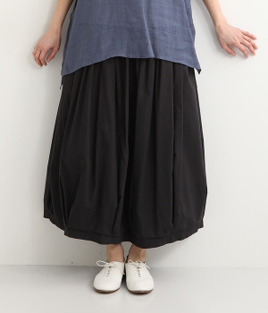 タイプライタークロス　コクーン裏付スカート