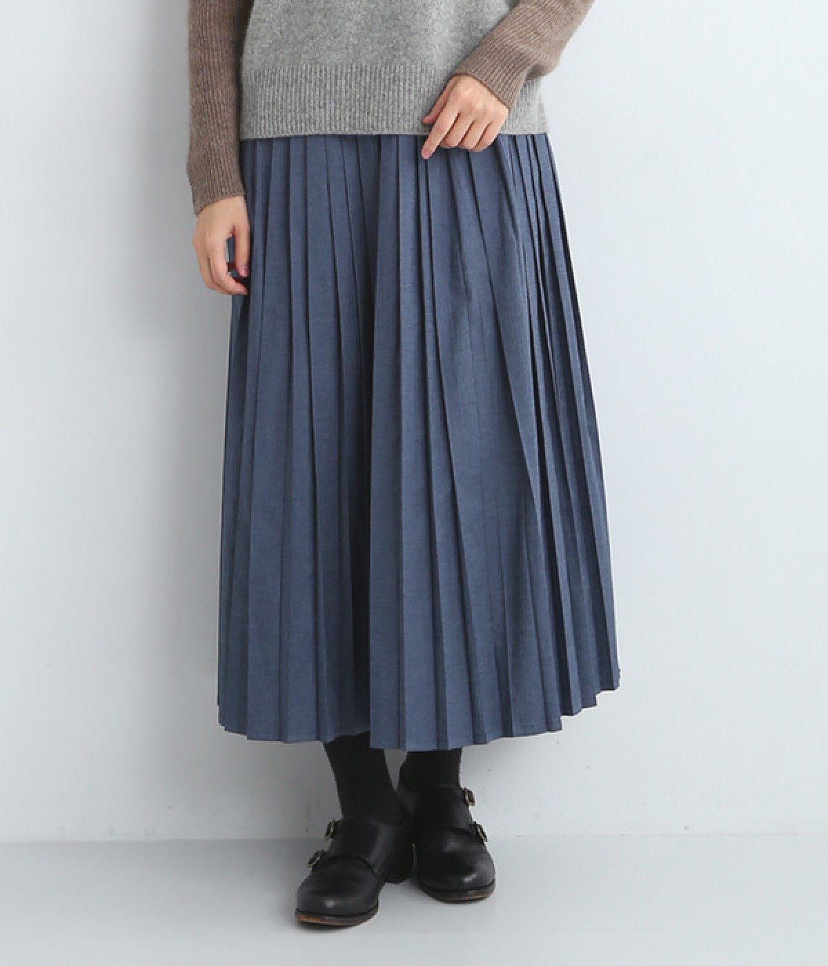 プリーツ加工スカート（ubasoku）の商品詳細