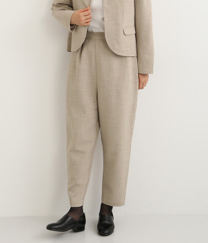 イージーケア　クレープ　イージーパンツ