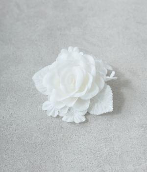 リネンコサージュワイルドローズ