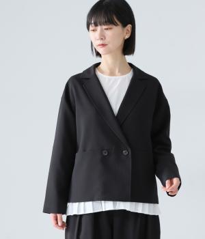 メランジオックステーラードジャケット(ブラック-F)