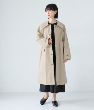 ハイカウントツイルワイドカラーコート