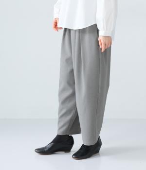 メランジオックスタッククロップドパンツ