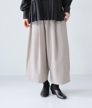 トロピカルタッククロップドワイドイージーパンツ