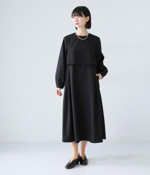 トロピカルフェイクレイヤードドレス