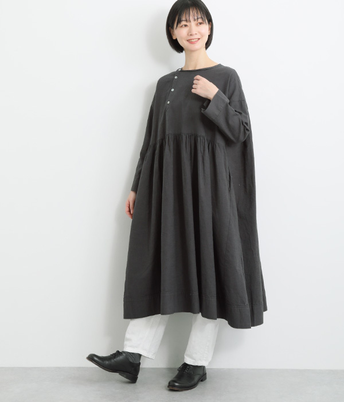 our 綿100%切り替えワンピース OUR綿100%切り替えワンピース ネイビー 楽天市場】ワンピ—ス