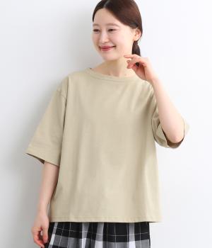 天竺ハーフスリーブプルオーバー